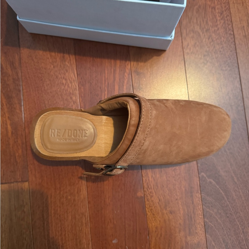 Re/Done Suede Clogs - Picture 3 of 4